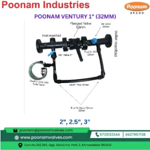 Header Assembly Flange End with Venturi Set